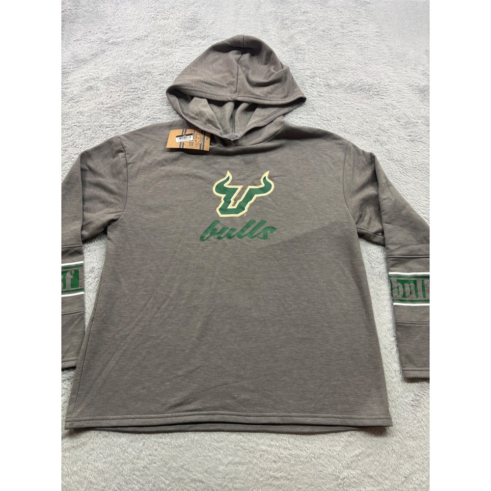 Rivalry Threads USF Bulls Youth Hoodie Grey NCAA South Florida Kids Size M‎ 8/10